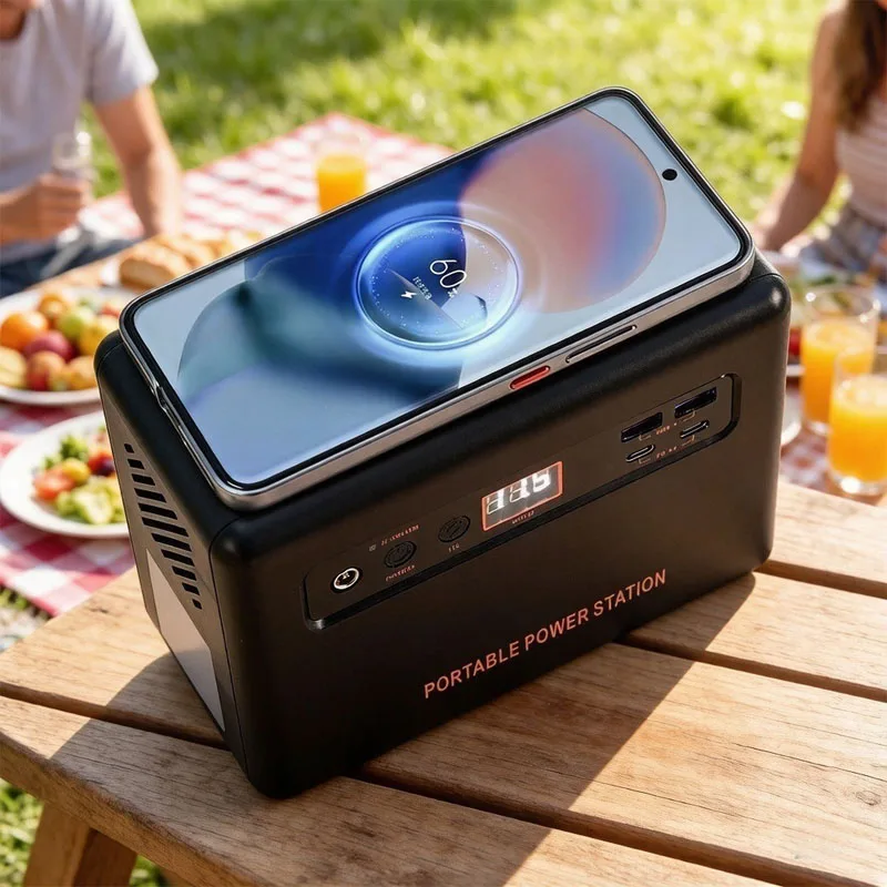 Solar Emergency Charger - 200W Portable Power Station 220V/110V Outdoor