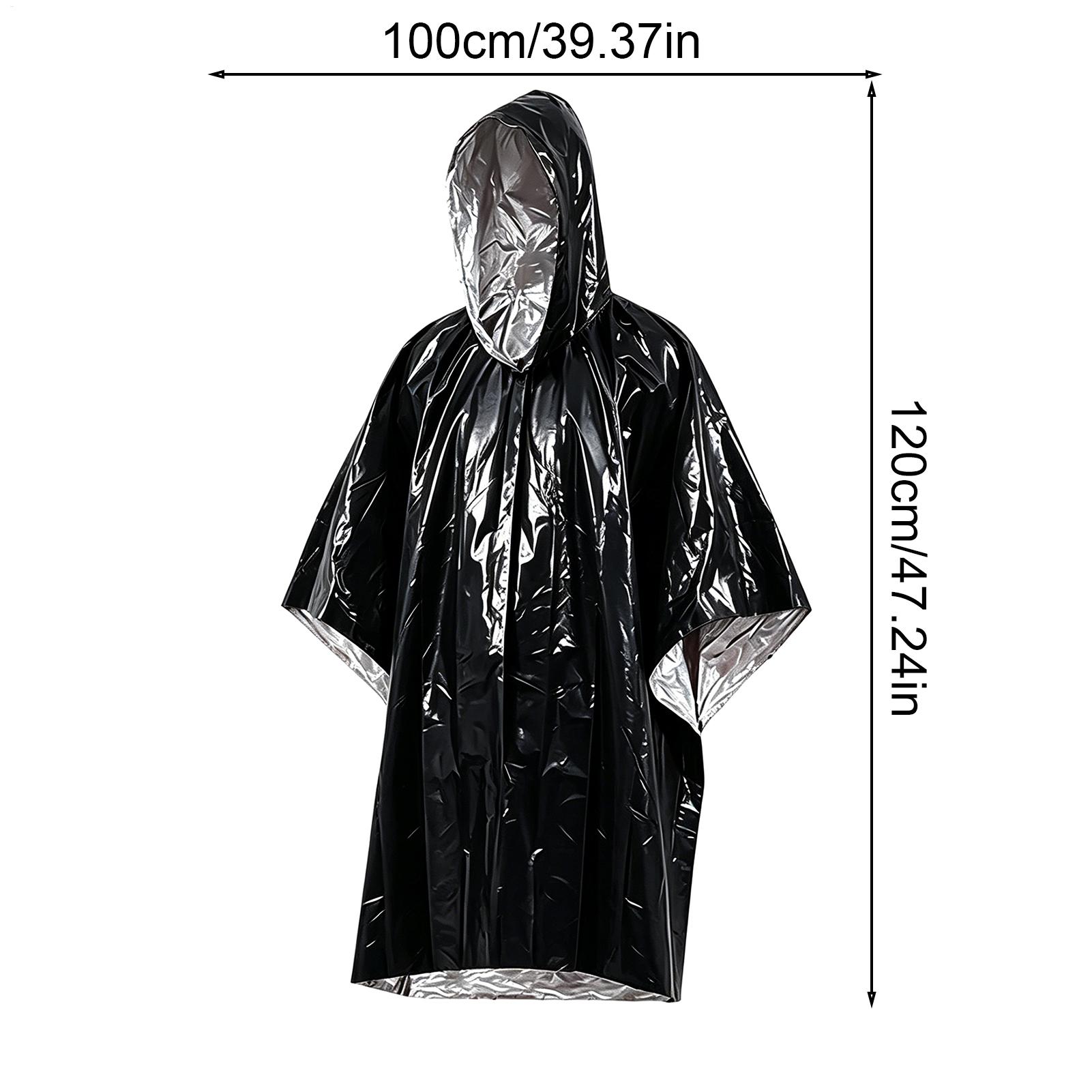 1Pc Emergency Waterproof Film  - Emergency Poncho Rain ulasan dan harga