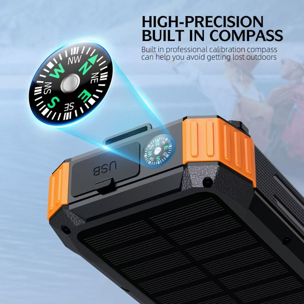 New 50000mAh Solar Power Bank  - Solar Emergency Charger ulasan dan harga