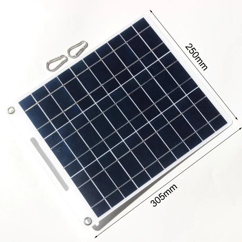 5V Solar Panel Waterproof Port - Solar Emergency Charger ulasan dan harga