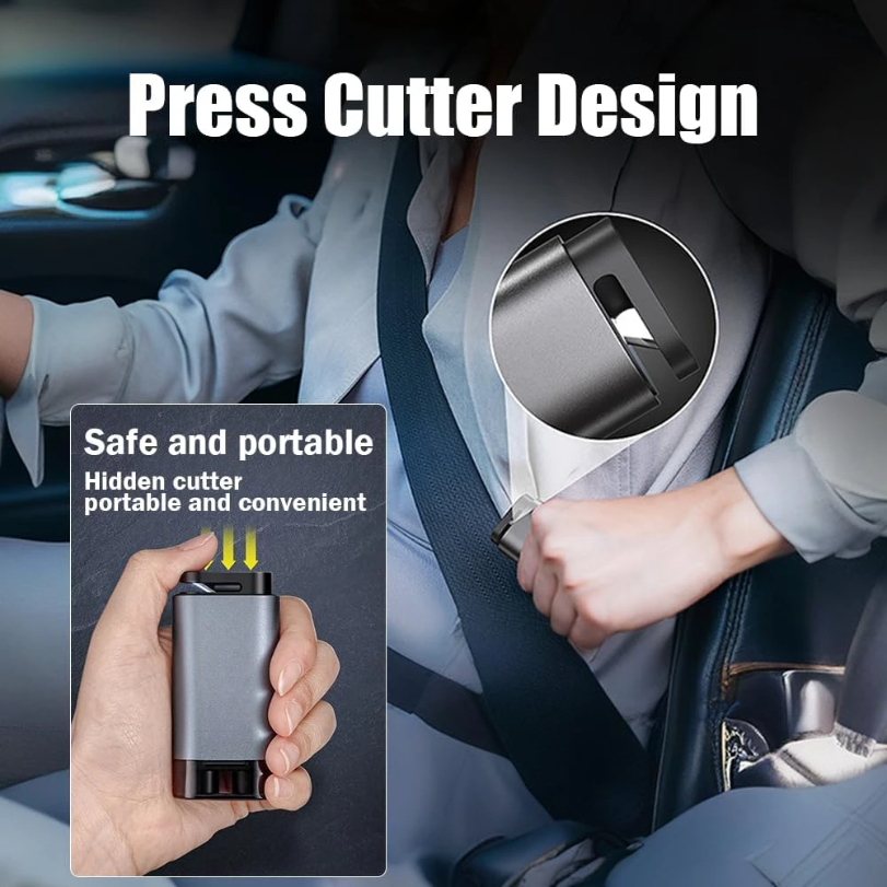 2 in 1 Car Window Breaker Car  - Rescue Rope Throw ulasan dan harga